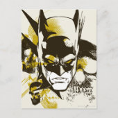 Batman Cowl und Skulls Postkarte (Vorderseite)