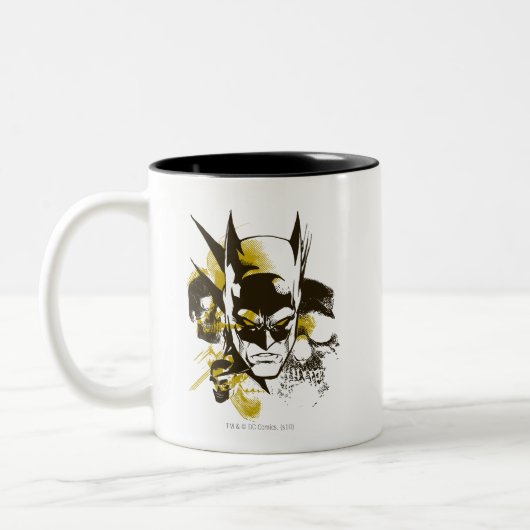 Batman Cowl und Skulls Zweifarbige Tasse (Links)