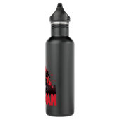 Batman Crimson Bat Signal Edelstahlflasche (Rechts)