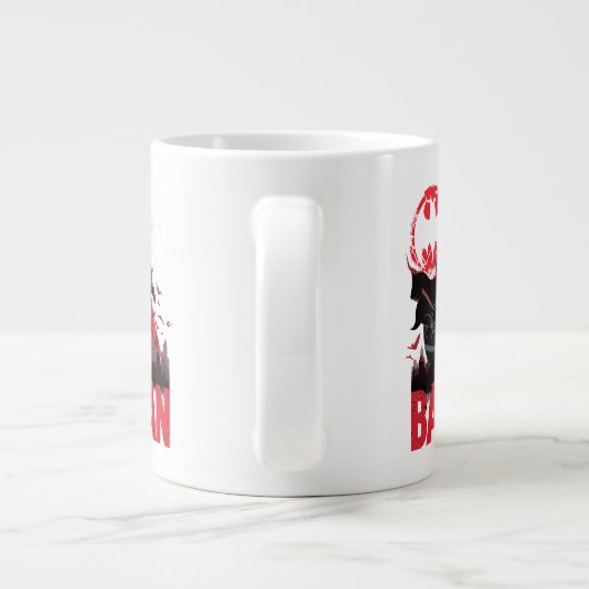 Batman Crimson Bat Signal Jumbo-Tasse (Rückseite)