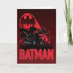 Batman Crimson Bat Signal Karte