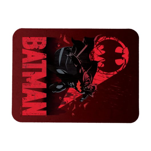 Batman Crimson Bat Signal Magnet (Horizontal)