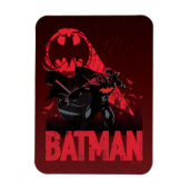 Batman Crimson Bat Signal Magnet (Vertikal)