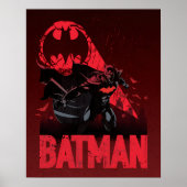 Batman Crimson Bat Signal Poster (Vorne)