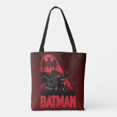 Batman Crimson Bat Signal Tasche (Rückseite)