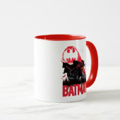 Batman Crimson Bat Signal Tasse (VorderseiteRechts)