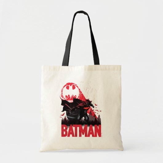 Batman Crimson Bat Signal Tragetasche (Vorne)