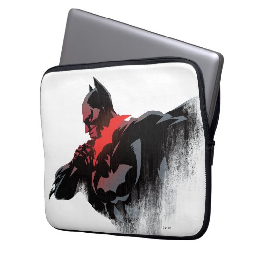 Batman Crimson Batarang Laptopschutzhülle (Vorderseite Links)