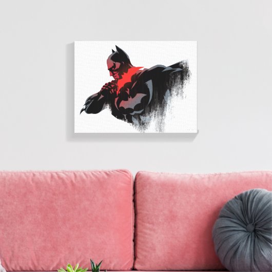 Batman Crimson Batarang Leinwanddruck (Insitu (Wohnzimmer))