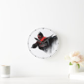 Batman Crimson Batarang Runde Wanduhr (Zuhause)