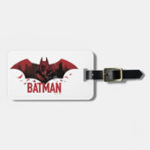 Batman Crimson Gotham Icon Gepäckanhänger (Vorderseite horizontal)