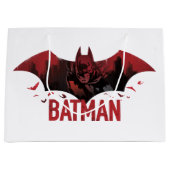 Batman Crimson Gotham Icon Große Geschenktüte (Vorderseite)