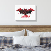 Batman Crimson Gotham Icon Leinwanddruck (Insitu (Schlafzimmer))