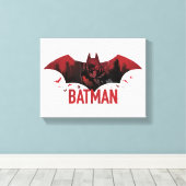 Batman Crimson Gotham Icon Leinwanddruck (Insitu (Holzboden))