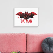 Batman Crimson Gotham Icon Leinwanddruck (Insitu (Wohnzimmer))
