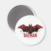 Batman Crimson Gotham Icon Magnet (Vorderseite/Rückseite)