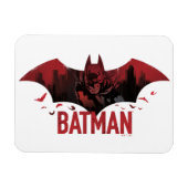 Batman Crimson Gotham Icon Magnet (Horizontal)