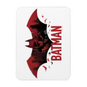Batman Crimson Gotham Icon Magnet (Vertikal)