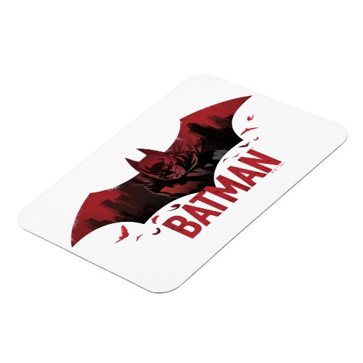 Batman Crimson Gotham Icon Magnet (Linke Seite)