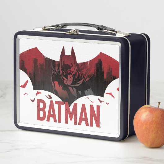 Batman Crimson Gotham Icon Metall Brotdose (Beispiel)