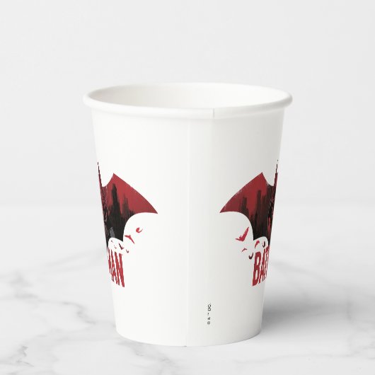 Batman Crimson Gotham Icon Pappbecher (Rechts)
