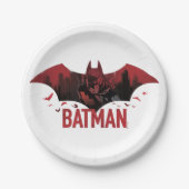 Batman Crimson Gotham Icon Pappteller (Vorderseite)