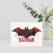 Batman Crimson Gotham Icon Postkarte (Stehend Vorderseite)