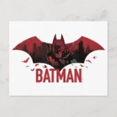 Batman Crimson Gotham Icon Postkarte (Vorderseite)