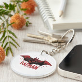 Batman Crimson Gotham Icon Schlüsselanhänger (Vorderseite rechts)