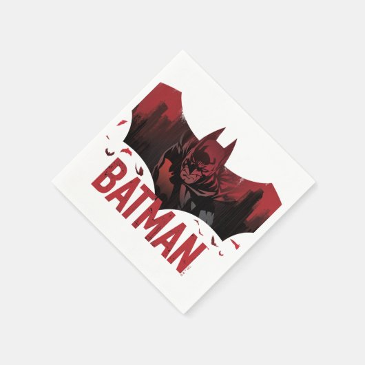 Batman Crimson Gotham Icon Serviette (Ecke)