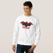 Batman Crimson Gotham Icon Sweatshirt (Vorne ganz)