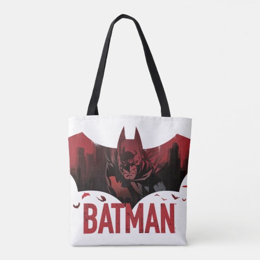Batman Crimson Gotham Icon Tasche (Rückseite)