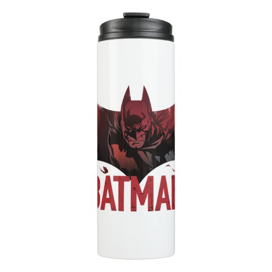 Batman Crimson Gotham Icon Thermosbecher (Vorderseite)