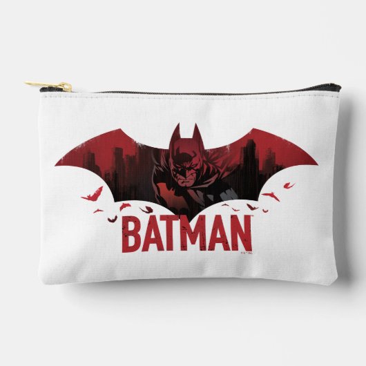 Batman Crimson Gotham Icon Zubehörtasche (Vorderseite)