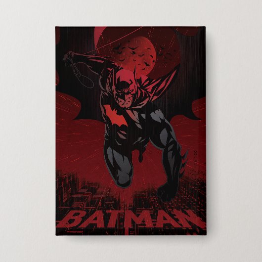 Batman Crimson Leap Button (Vorderseite)