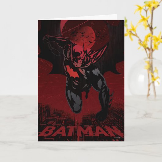 Batman Crimson Leap Karte (Gelbe Blume)