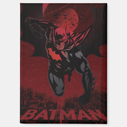 Batman Crimson Leap Magnet (Vorderseite)