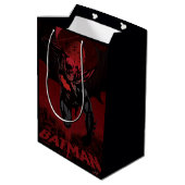 Batman Crimson Leap Mittlere Geschenktüte (Rückseite Schrägansicht)