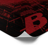 Batman Crimson Leap Poster (Ecke)