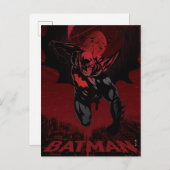 Batman Crimson Leap Postkarte (Vorne/Hinten)