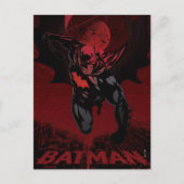 Batman Crimson Leap Postkarte (Vorderseite)