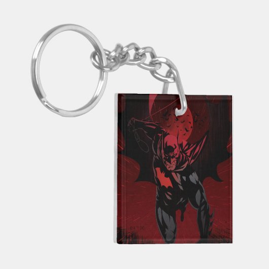 Batman Crimson Leap Schlüsselanhänger (Vorderseite links)