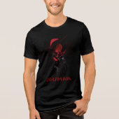 Batman Crimson Leap Tri-Blend Shirt (Vorderseite)