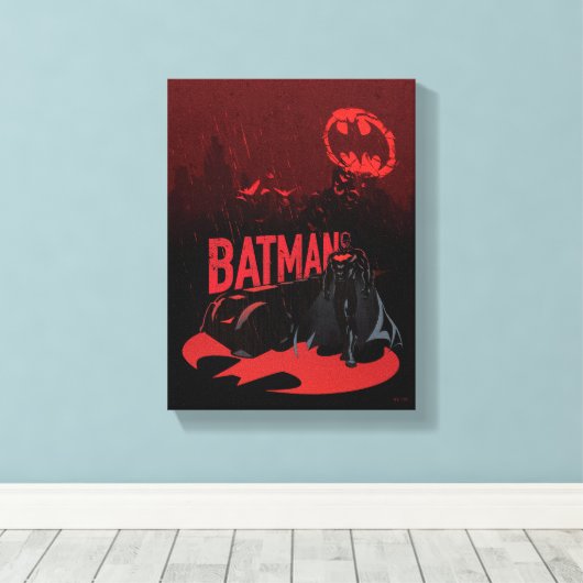 Batman Crimson Rain Leinwanddruck (Insitu (Holzboden))