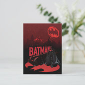 Batman Crimson Rain Postkarte (Stehend Vorderseite)