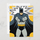 Batman Cross Arms Postkarte (Vorne/Hinten)