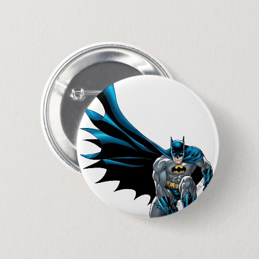 Batman Crouches Button (Vorne & Hinten)