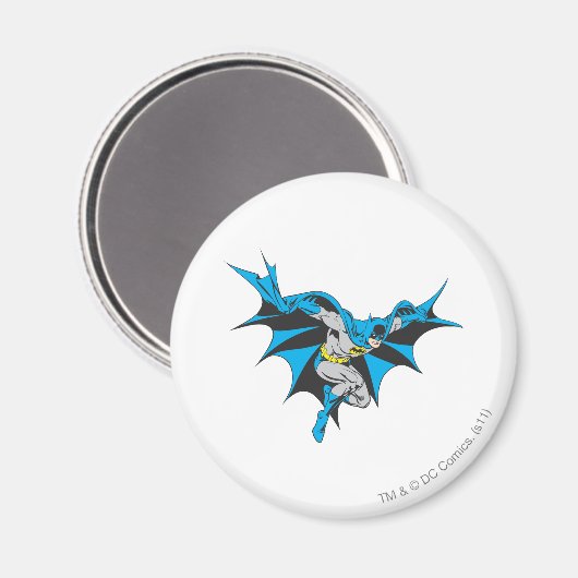 Batman Crouches Magnet (Vorderseite/Rückseite)
