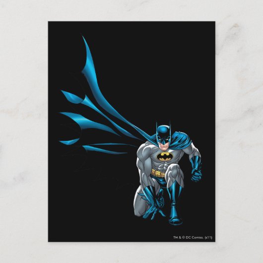 Batman Crouches Postkarte (Vorderseite)