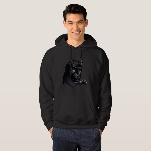 Batman Crouching Hoodie (Vorne ganz)